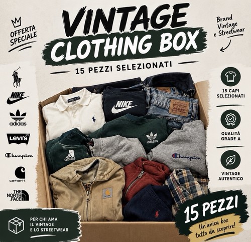 Box abbigliamento vintage - , e