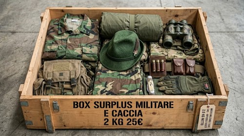 Box lotto surplus militare - box,