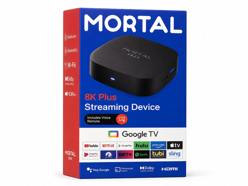 Mortal plus box - 8k, tv