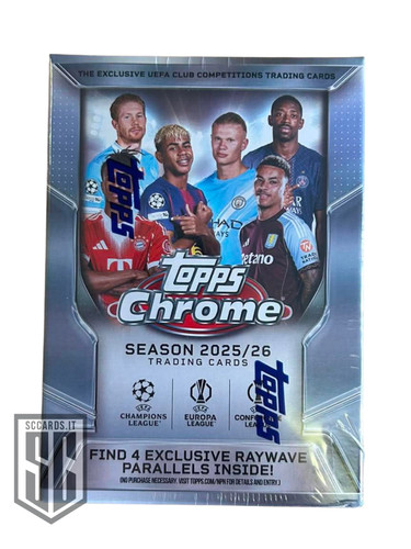 Topps chrome ucc - chrome, box
