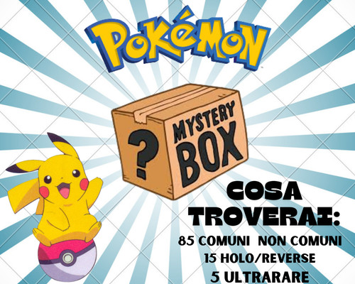 Box mistery pokémon - pokémon, 100